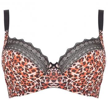 Dorina Curves Zena Non-Padded Full Cup Bra Coral 32DD