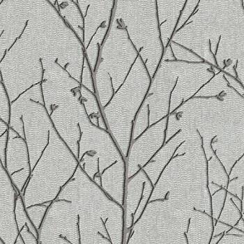 Boutique Silver Water Silk Wallpaper