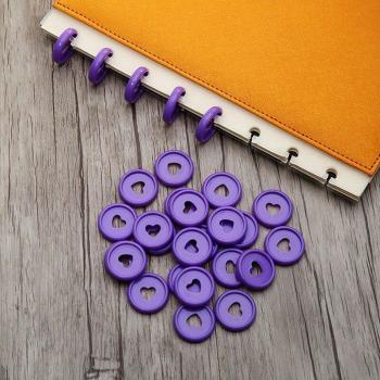 12pcs 24mm Mushroom Hole Disc Ring