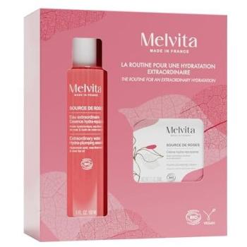 Coffret Hydratation Melvita Source de Roses