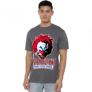 Outer Space Killer Klowns Rough Clown Top – Charcoal