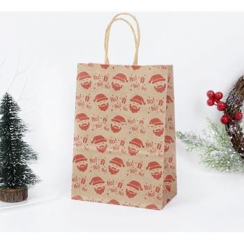 5pcs Christmas Treat Bags with Handles