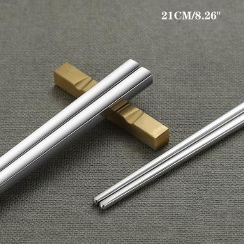 Palillos Acero Inoxidable 304 para Sushi y Platos Tradicionales