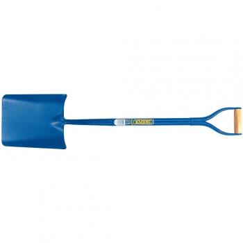 Draper 64328 Heavy Duty Steel Shovel with Tapered Mouth, Blue