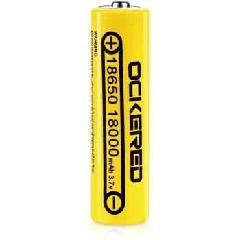 Ockered 18650 Akku für Taschenlampen mit Ladegerät