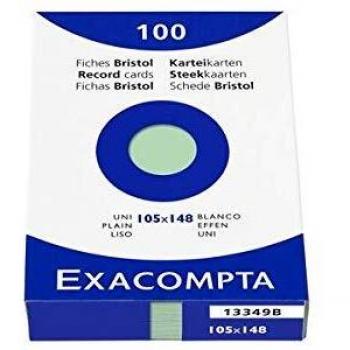 Fiches 10,5 x 14,8 cm quadrillées 5x5 perforées couleurs assorties