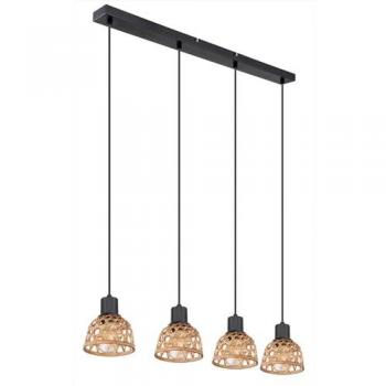 Lampada a sospensione sala da pranzo in bambù