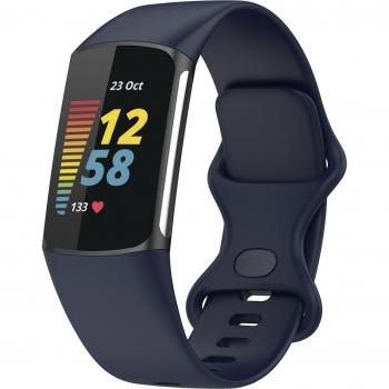 Compatibel Flexibele Mobigear Siliconen Band voor Fitbit Charge 5