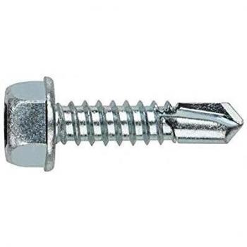 Tornillo Autotaladrante Zincado Blanco 6,3x25mm