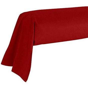Taie de Traversin 85x185 cm Rouge Atmosphère