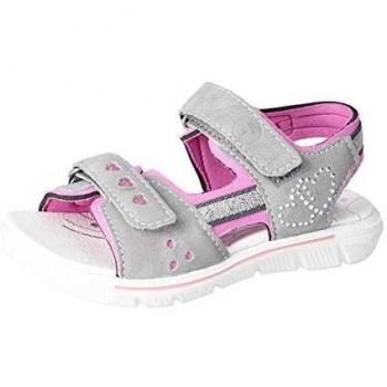 RICOSTA ALYSSA Sandalen für Kinder, Weite: Mittel (WMS), graphit/rosada