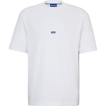 Camiseta HUGO 'Nieros' Azul y Blanco