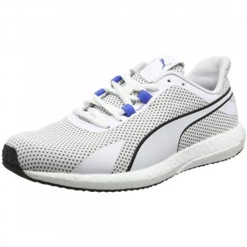Puma Herren Mega Nrgy Turbo Sport Schuhe, Weiß (Weiß-Schwarz-Blau), 43 EU