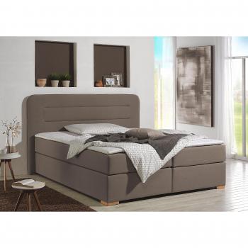 Boxspringbett Manchester, 5 Breiten, 3 Ausführungen, Topper