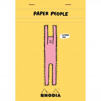 Rhodia Speziallineatur Heft – 80 Blatt, 90 mm Kopf, 80 g