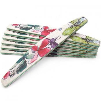 10 Pcs Colored Manicure Nail Files