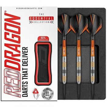 Tungsten Darts 22g – RED DRAGON Amberjack Collection, Flights & Stems