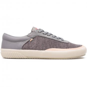 CAMPER Peu Rambla Grey Cotton Slip-On