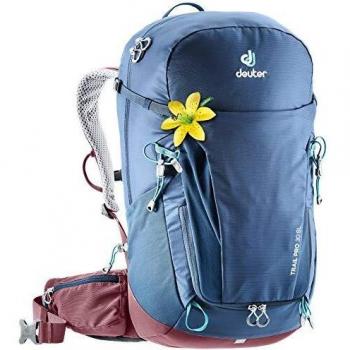Sac à dos de randonnée deuter Trail Pro SL femme Bleu Minuit/Pourpre