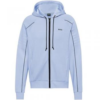 Boss Zip‑Felpa Saggy 1 – Blu Aperto – Mediano