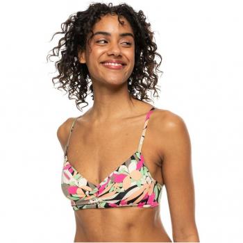 Roxy Bikini Top Beach Classics Anthracite Palm S M