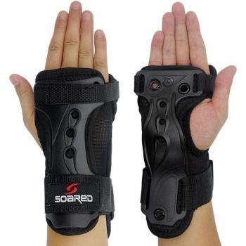 Snowboarding Gloves with Wrist Support and Gauntlets