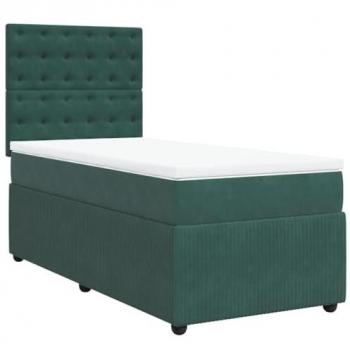 VidaXL Bett Dunkelgrün 90x190 cm