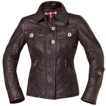 Veste Held Shina en cuir pour dames Brun 42