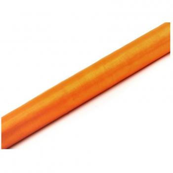 Organza tyg orange 9m x 36cm