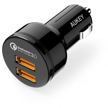 Cargador de coche USB AUKEY 36W Quick Charge 3.0