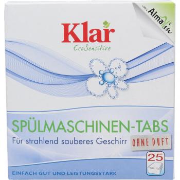 Klar Spülmaschinen-Tabs 25 Stück