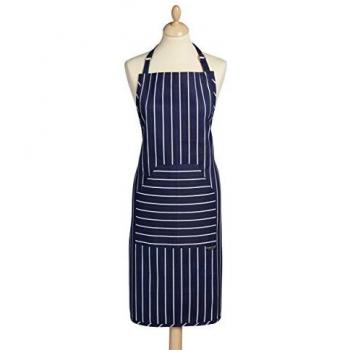 Navy Blue and White Chef Apron