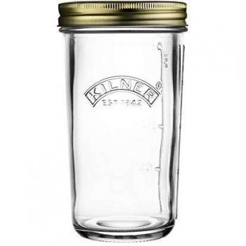 Kilner Wide Mouth Preserve Jar 0.5 Litres Silver