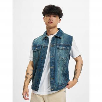 Urban Classics Denim Vest Weste hellblau
