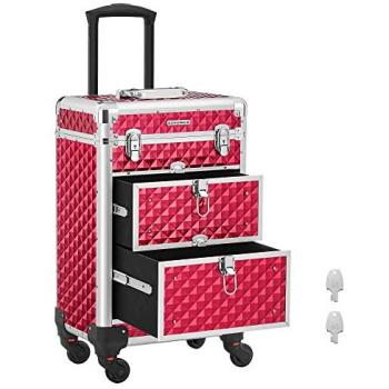 Valise de Beauté Professionnelle Rouge