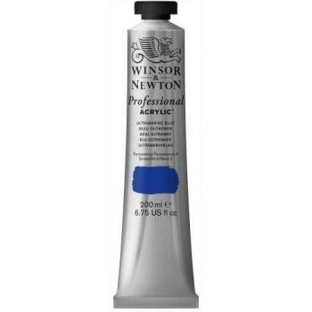 Winsor & Newton Acrylfarbe für Künstler 200ml Ultramarinblau 664