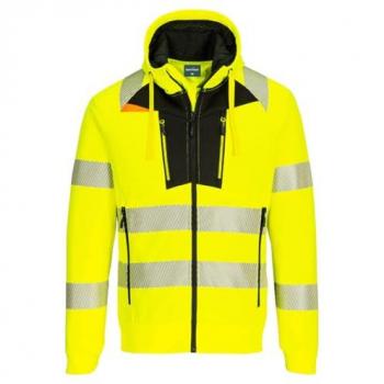 Zippato DX4 Gilet Visibilità Alta Giallo/Nero 2XL