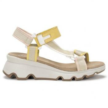 Dorking by Fluchos Lais D9022 Sula2 Sandalias de Piel Amarillas – Altura 5-8 cm