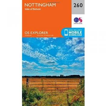 Ordnance Survey Map of Nottingham