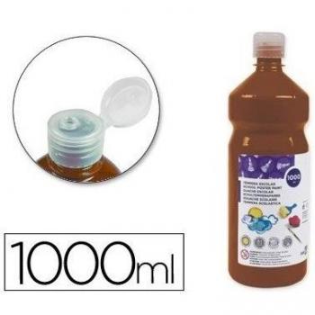 SchoolPracht Gouache Bruin 1L