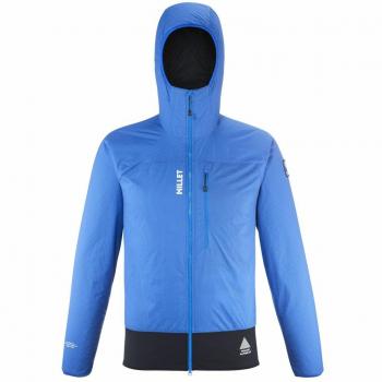 Trilogy Jorasses Dyn Wool Hoodie Blu per Uomo