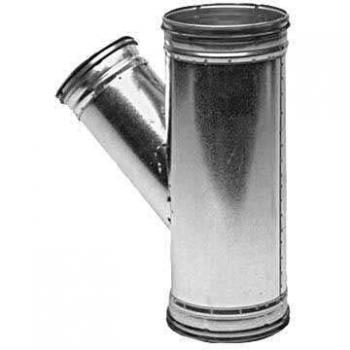 Té oblique 45° Galva D315/D160