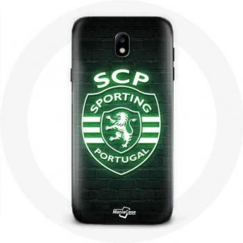 Estuche Black Shine SCP Sporting Portugal para Galaxy J7 2017