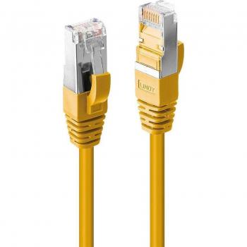 LINDY 45988 RJ45 Netzwerkkabel, Patchkabel CAT 6 S/FTP 20.00 m Gelb