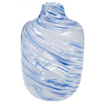 Contemporain Amadeus – Vase Bleu 26 cm en Verre