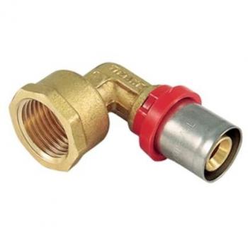 Racor Prensa Curva Hembra Compacta para Multicapa 16x2.0‑½”