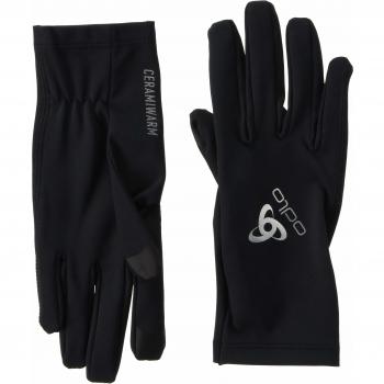 Guantes Ceramiwarm Light de Odlo para Hombre, Negro, tamaño XXS