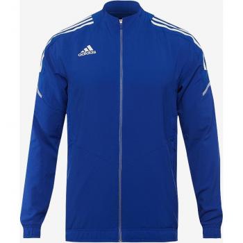Adidas Condivo 21 Präsentationsjacke Blau Weiß Größe M