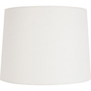 JEDAH Abat-jour Tambour Tissu Blanc 40