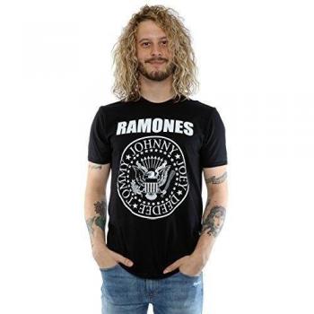 Camiseta Ramones Diseño Sello Presidencial Negro para Hombre Small